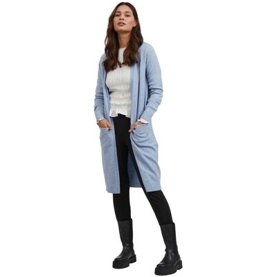 Kappor Vila Cardigan Malha Ril Long - Manor/Melange EU XS Dam Kappor Vila Cardigan Malha Ril Long - Manor/Melange EU XS Dam
