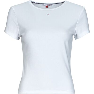 T-shirts med korta ärmar Tommy Jeans TJW BBY ESSENTIAL RIB SS EU M,EU XL,EU XS Dam T-shirts med korta ärmar Tommy Jeans TJW BBY ESSENTIAL RIB SS EU M,EU XL,EU XS Dam