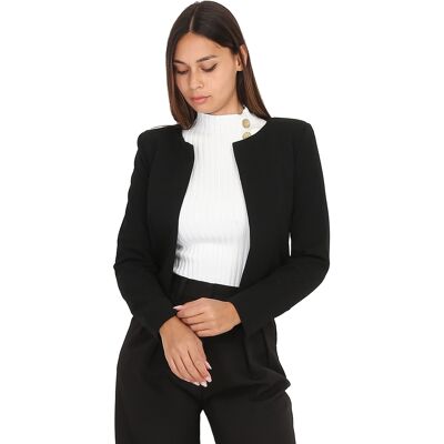 Jackor / Blazers La Modeuse 21210_P59734 EU XXL,EU S,EU M,EU L,EU XL Dam Jackor / Blazers La Modeuse 21210_P59734 EU XXL,EU S,EU M,EU L,EU XL Dam