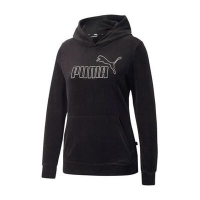 Huvtröjor Puma Ess Velour Hoodie EU S Huvtröjor Puma Ess Velour Hoodie EU S
