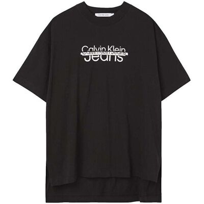T-shirts med korta ärmar Calvin Klein Jeans J20J220513 BEH EU S,EU XS Dam T-shirts med korta ärmar Calvin Klein Jeans J20J220513 BEH EU S,EU XS Dam