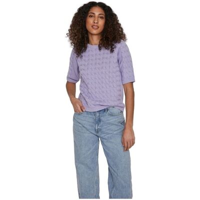 Tröjor Vila Noos Knit Chao 2/4 - Sweet Lavander EU L Dam Tröjor Vila Noos Knit Chao 2/4 - Sweet Lavander EU L Dam