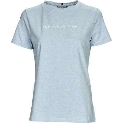 T-shirts med korta ärmar Tommy Hilfiger REG FROSTED CORP LOGO C-NK SS EU S,EU M,EU L,EU XS Dam T-shirts med korta ärmar Tommy Hilfiger REG FROSTED CORP LOGO C-NK SS EU S,EU M,EU L,EU XS Dam