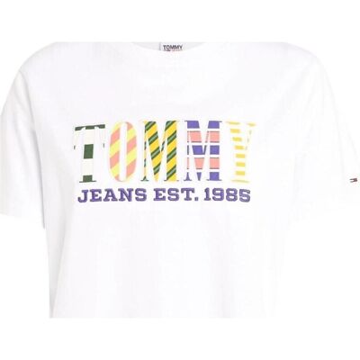T-shirts med korta ärmar Tommy Hilfiger DW0DW16255 YBR EU XS Dam T-shirts med korta ärmar Tommy Hilfiger DW0DW16255 YBR EU XS Dam