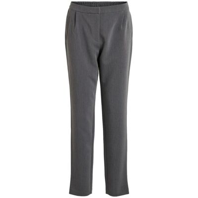 Chinos / Carrotjeans Vila Piper Pants - Dark Grey Melange FR 38 Dam Chinos / Carrotjeans Vila Piper Pants - Dark Grey Melange FR 38 Dam