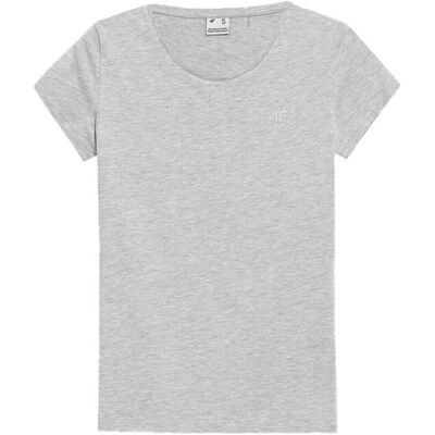T-shirts med korta ärmar 4F SS23TTSHF580CHODNYJASNYSZARY EU L,EU XL,EU XS Dam T-shirts med korta ärmar 4F SS23TTSHF580CHODNYJASNYSZARY EU L,EU XL,EU XS Dam