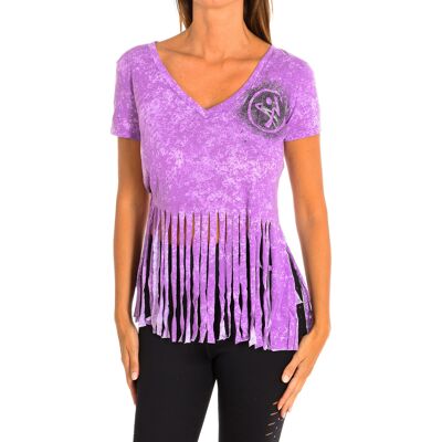 T-shirts med korta ärmar Zumba Z1T00401-LILA EU L Dam T-shirts med korta ärmar Zumba Z1T00401-LILA EU L Dam