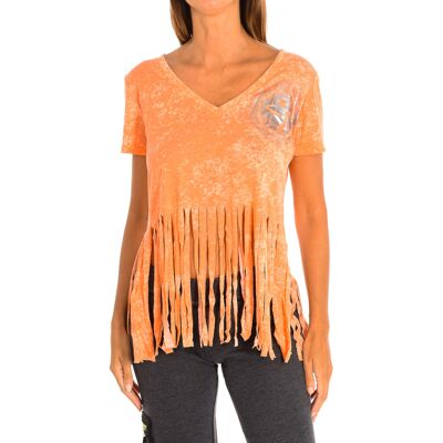 T-shirts med korta ärmar Zumba Z1T00401-MANGO EU L Dam T-shirts med korta ärmar Zumba Z1T00401-MANGO EU L Dam