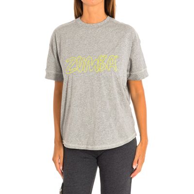 T-shirts med korta ärmar Zumba Z2T00106-GRIS EU S,EU XS Dam T-shirts med korta ärmar Zumba Z2T00106-GRIS EU S,EU XS Dam