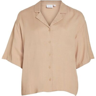 Blusar Vila Noos Pricil Shirt - Sesame FR 36,FR 38,FR 40 Dam Blusar Vila Noos Pricil Shirt - Sesame FR 36,FR 38,FR 40 Dam