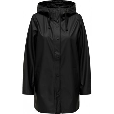 Kappor Only New Ellen Raincoat - Black EU S,EU M,EU L Dam Kappor Only New Ellen Raincoat - Black EU S,EU M,EU L Dam