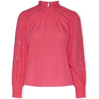 Blusar Y.a.s YAS Chelle Top L/S - Raspberry Sorbet EU S,EU M,EU L,EU XL,EU XS Dam Blusar Y.a.s YAS Chelle Top L/S - Raspberry Sorbet EU S,EU M,EU L,EU XL,EU XS Dam