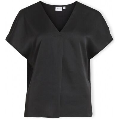 Blusar Vila Noos Top Ellette V - Black FR 34,FR 36,FR 38,FR 40,FR 42 Dam Blusar Vila Noos Top Ellette V - Black FR 34,FR 36,FR 38,FR 40,FR 42 Dam
