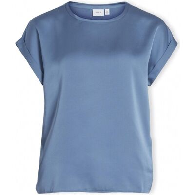 Blusar Vila Noos Top Ellette - Coronet Blue FR 34,FR 40 Dam Blusar Vila Noos Top Ellette - Coronet Blue FR 34,FR 40 Dam
