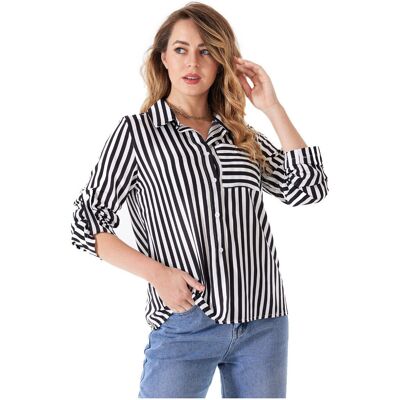 Skjortor La Modeuse 70698_P165319 EU XXL,EU S,EU M,EU L,EU XL Dam Skjortor La Modeuse 70698_P165319 EU XXL,EU S,EU M,EU L,EU XL Dam