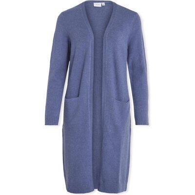 Kappor Vila Noos Ril Long Cardigan - Bijou Blue EU S,EU M,EU L,EU XS Dam Kappor Vila Noos Ril Long Cardigan - Bijou Blue EU S,EU M,EU L,EU XS Dam