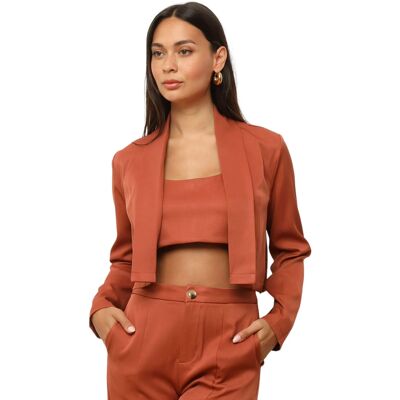 Jackor / Blazers La Modeuse 72696_P167620 EU XXL,EU XL Dam Jackor / Blazers La Modeuse 72696_P167620 EU XXL,EU XL Dam