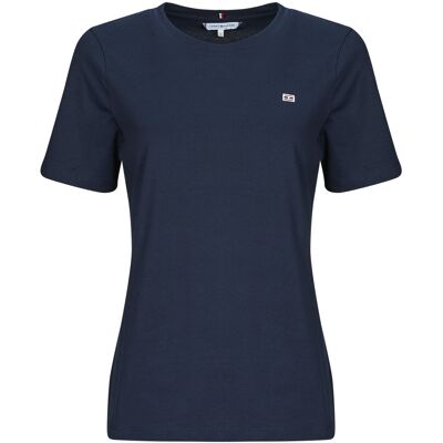 T-shirts med korta ärmar Tommy Hilfiger REG CONTRAST FLAG SS TEE EU M Dam T-shirts med korta ärmar Tommy Hilfiger REG CONTRAST FLAG SS TEE EU M Dam