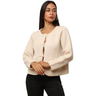 Koftor / Cardigans / Västar La Modeuse 72251_P169802 One size Dam Koftor / Cardigans / Västar La Modeuse 72251_P169802 One size Dam
