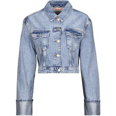 Jeansjackor Only ONLHOLLYWOOD CRYSTAL EU S,EU M,EU L,EU XL,EU XS Dam Jeansjackor Only ONLHOLLYWOOD CRYSTAL EU S,EU M,EU L,EU XL,EU XS Dam