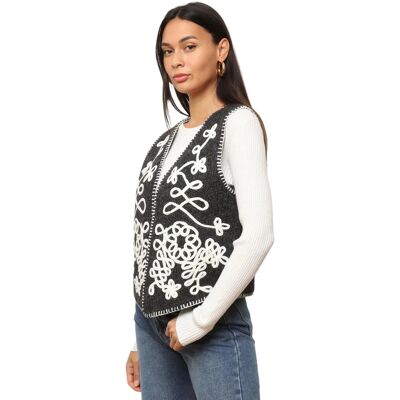 Koftor / Cardigans / Västar La Modeuse 72326_P169846 One size Dam Koftor / Cardigans / Västar La Modeuse 72326_P169846 One size Dam