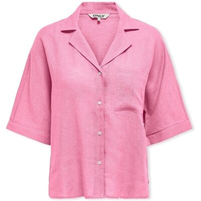 Blusar Only Noos Tokyo Life Shirt - Prism Pink EU XL Dam Blusar Only Noos Tokyo Life Shirt - Prism Pink EU XL Dam
