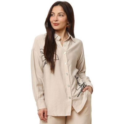 Skjortor La Modeuse 74555_P176159 EU S / M Dam Skjortor La Modeuse 74555_P176159 EU S / M Dam