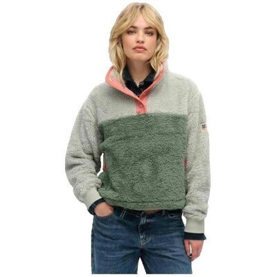 Tröjor Superdry Super Soft Mash Up Henley EU S,EU M,EU L,EU XS Dam Tröjor Superdry Super Soft Mash Up Henley EU S,EU M,EU L,EU XS Dam