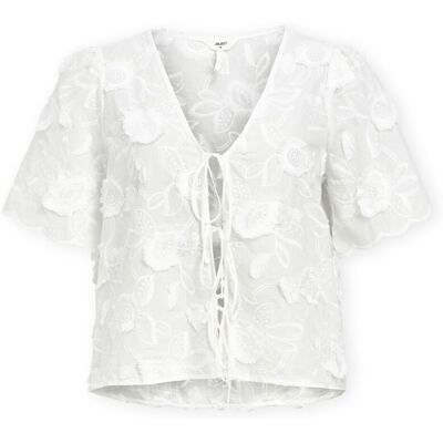Blusar Object Top Mini - White FR 34,FR 36,FR 38,FR 42 Dam Blusar Object Top Mini - White FR 34,FR 36,FR 38,FR 42 Dam