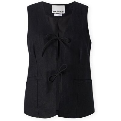 Blusar Rouge Edit Summer Waistcoat - Meteorite FR 34,FR 36,FR 38,FR 40 Dam Blusar Rouge Edit Summer Waistcoat - Meteorite FR 34,FR 36,FR 38,FR 40 Dam