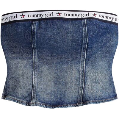 Blusar Tommy Hilfiger TOMMY GIRL DENIM TUB DW0DW21221 EU L,EU XS Dam Blusar Tommy Hilfiger TOMMY GIRL DENIM TUB DW0DW21221 EU L,EU XS Dam