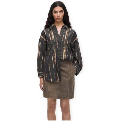 Blusar Rouge Edit Alinine Print Shirt - Meteorite FR 36,FR 38,FR 40,FR 42 Dam Blusar Rouge Edit Alinine Print Shirt - Meteorite FR 36,FR 38,FR 40,FR 42 Dam