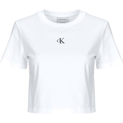 T-shirts med korta ärmar Calvin Klein Jeans A - SS LOGO CROPPED TEE EU S,EU M,EU L,EU XS Dam T-shirts med korta ärmar Calvin Klein Jeans A - SS LOGO CROPPED TEE EU S,EU M,EU L,EU XS Dam