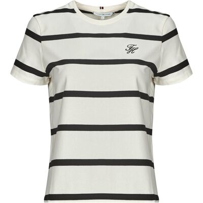 T-shirts med korta ärmar Tommy Hilfiger TH SCRIPT REG C-NK SS TEE EU M Dam T-shirts med korta ärmar Tommy Hilfiger TH SCRIPT REG C-NK SS TEE EU M Dam
