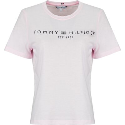 T-shirts med korta ärmar Tommy Hilfiger REG CORP LOGO C-NK SS EU S,EU M,EU L,EU XL,EU XS Dam T-shirts med korta ärmar Tommy Hilfiger REG CORP LOGO C-NK SS EU S,EU M,EU L,EU XL,EU XS Dam