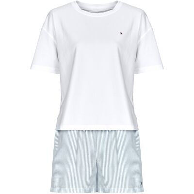 Pyjamasuppsättningar Tommy Hilfiger JERSEY TEE SEERSUCKER SHORT SET EU S,EU M,EU L,EU XL,EU XS Pyjamasuppsättningar Tommy Hilfiger JERSEY TEE SEERSUCKER SHORT SET EU S,EU M,EU L,EU XL,EU XS