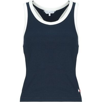 Linnen / Ärmlösa T-shirts Tommy Hilfiger TANK TOP EU S,EU M,EU XS Dam Linnen / Ärmlösa T-shirts Tommy Hilfiger TANK TOP EU S,EU M,EU XS Dam