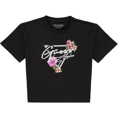 T-shirts med korta ärmar Guess CROP SS T-SHIRT 8 ans,10 ans,16 ans Flickor T-shirts med korta ärmar Guess CROP SS T-SHIRT 8 ans,10 ans,16 ans Flickor