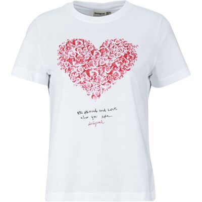 T-shirts med korta ärmar Desigual COR EU S,EU M,EU L,EU XL Dam T-shirts med korta ärmar Desigual COR EU S,EU M,EU L,EU XL Dam