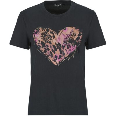 T-shirts med korta ärmar Desigual TIGER COR EU S,EU M,EU L,EU XL Dam T-shirts med korta ärmar Desigual TIGER COR EU S,EU M,EU L,EU XL Dam