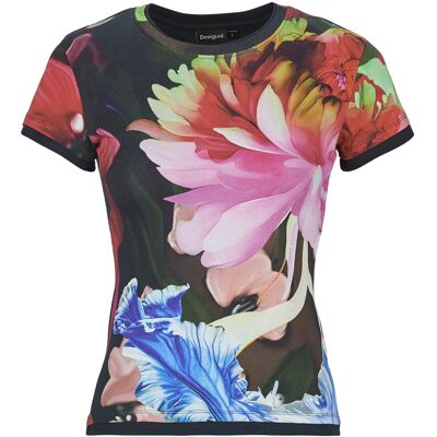 T-shirts med korta ärmar Desigual MULTIFLOWERS LACROIX EU L,EU XL Dam T-shirts med korta ärmar Desigual MULTIFLOWERS LACROIX EU L,EU XL Dam