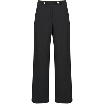 Loose fit-byxor Vila VIPERI RW BUTTON DETAIL WIDE EU XS Dam Loose fit-byxor Vila VIPERI RW BUTTON DETAIL WIDE EU XS Dam