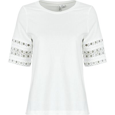 T-shirts med korta ärmar Vero Moda VMIVACY 2/4 O-NECK TOP EU S,EU M,EU XS Dam T-shirts med korta ärmar Vero Moda VMIVACY 2/4 O-NECK TOP EU S,EU M,EU XS Dam