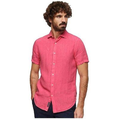 Skjortor Superdry Chemise Studios en lin ajustée rose EU S,EU M,EU L,EU XL Dam Skjortor Superdry Chemise Studios en lin ajustée rose EU S,EU M,EU L,EU XL Dam
