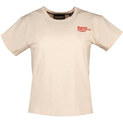Superdry W1011374A Rosa Casual T-shirt - T-shirt Superdry W1011374A Rosa Casual T-shirt - T-shirt
