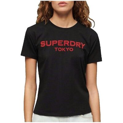 T-shirts med korta ärmar Superdry T-shirt Sport Luxe Graphic ajusté EU S,EU M,EU L Dam T-shirts med korta ärmar Superdry T-shirt Sport Luxe Graphic ajusté EU S,EU M,EU L Dam