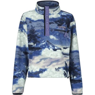 Fleecetröjor Columbia HELVETIA II PRINTED CROPPED HALF SNAP FLEECE EU M,EU L,EU XL,EU XS Dam Fleecetröjor Columbia HELVETIA II PRINTED CROPPED HALF SNAP FLEECE EU M,EU L,EU XL,EU XS Dam