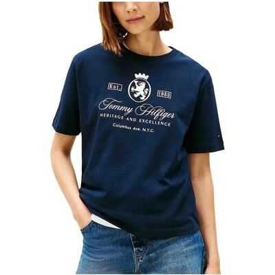 T-shirts & Pikétröjor Tommy Hilfiger Ww0ww46118 EU S,EU M Dam T-shirts & Pikétröjor Tommy Hilfiger Ww0ww46118 EU S,EU M Dam