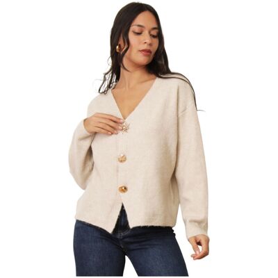 Koftor / Cardigans / Västar La Modeuse 77065_P182654 One size Dam Koftor / Cardigans / Västar La Modeuse 77065_P182654 One size Dam