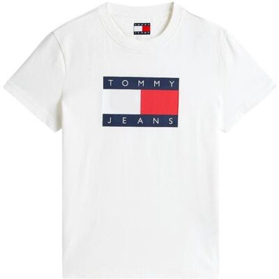 T-shirts med korta ärmar Tommy Hilfiger DW0DW22562 0K9 EU S,EU M,EU L,EU XS Dam T-shirts med korta ärmar Tommy Hilfiger DW0DW22562 0K9 EU S,EU M,EU L,EU XS Dam